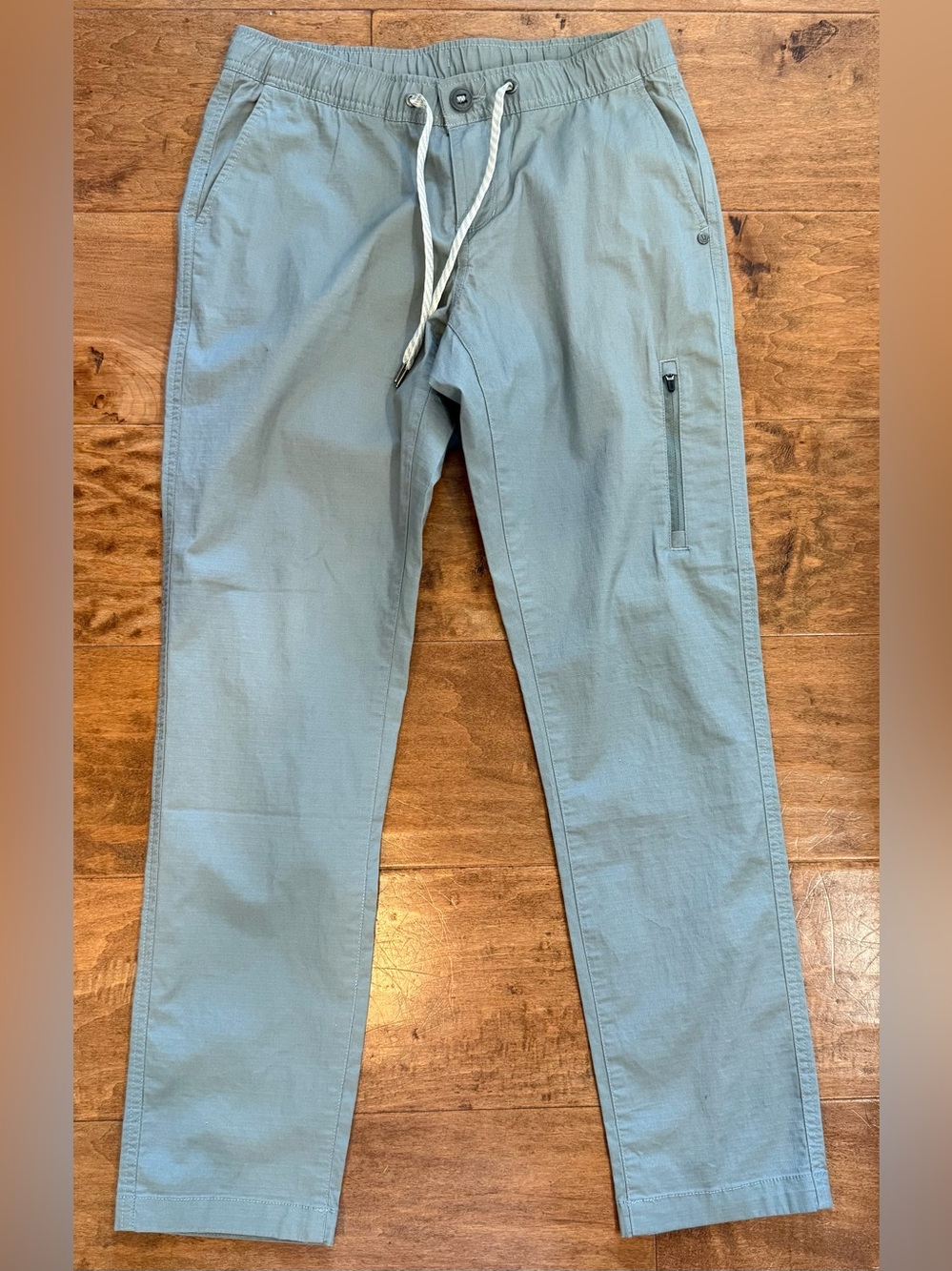 VIORI Ripstop Pant Small Sage Gray Green Utility Hiking Travel Jogger